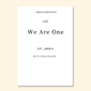 We Are One 钢琴伴奏 商品缩略图0