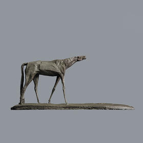 宇达青铜摆件 陈健作品《北方》 艺术装饰摆件  长50cm