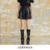 JUDYHUA 皮质短裤 商品缩略图0