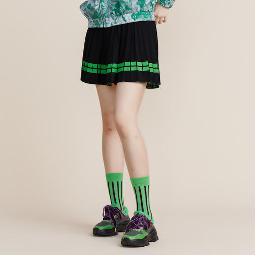 MIIDII谜底2022春新款俏皮百褶裙针织裙学院风毛线裙221MZ0313 商品图1