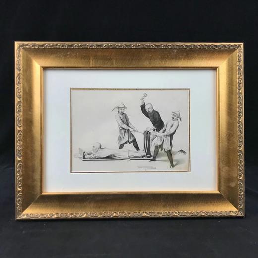 1840年代艺术杰作钢版画复古装裱 5款可选 （44*34cm） 商品图4