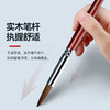 中盛画材 168双号红杆水粉水彩画笔画画笔狼毫圆头水彩笔 水粉笔水粉套装单支装 商品缩略图2
