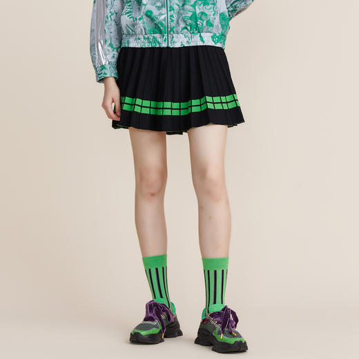 MIIDII谜底2022春新款俏皮百褶裙针织裙学院风毛线裙221MZ0313 商品图0