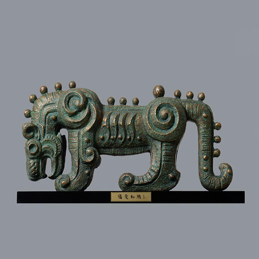 宇达青铜摆件 韩美林作品《福庆和瑞》艺术装饰摆件  长62cm 商品图0