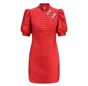 贺岁虎改良旗袍