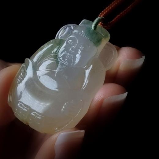 翡翠挂件（黄翡财神） 商品图6