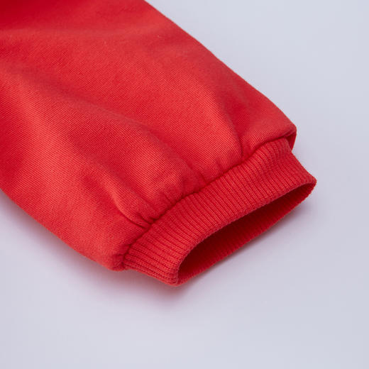 英氏女童外套女宝拉链衫红色休闲短外服22新品棒球衫YRWBJ12123A 商品图6