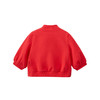 英氏女童外套女宝拉链衫红色休闲短外服22新品棒球衫YRWBJ12123A 商品缩略图1
