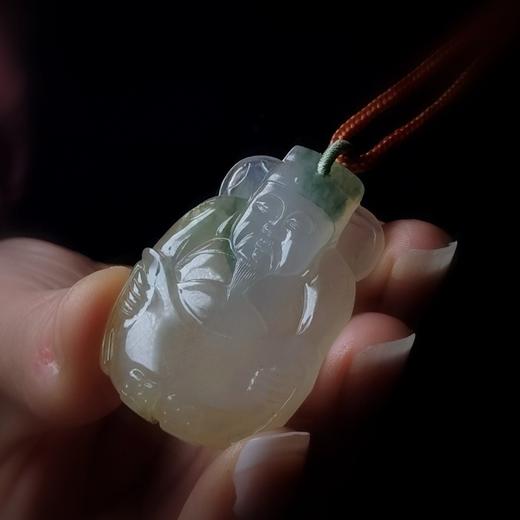 翡翠挂件（黄翡财神） 商品图4