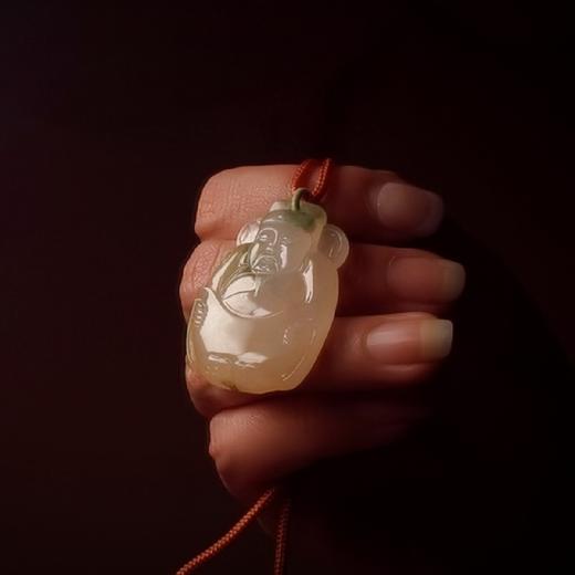 翡翠挂件（黄翡财神） 商品图2