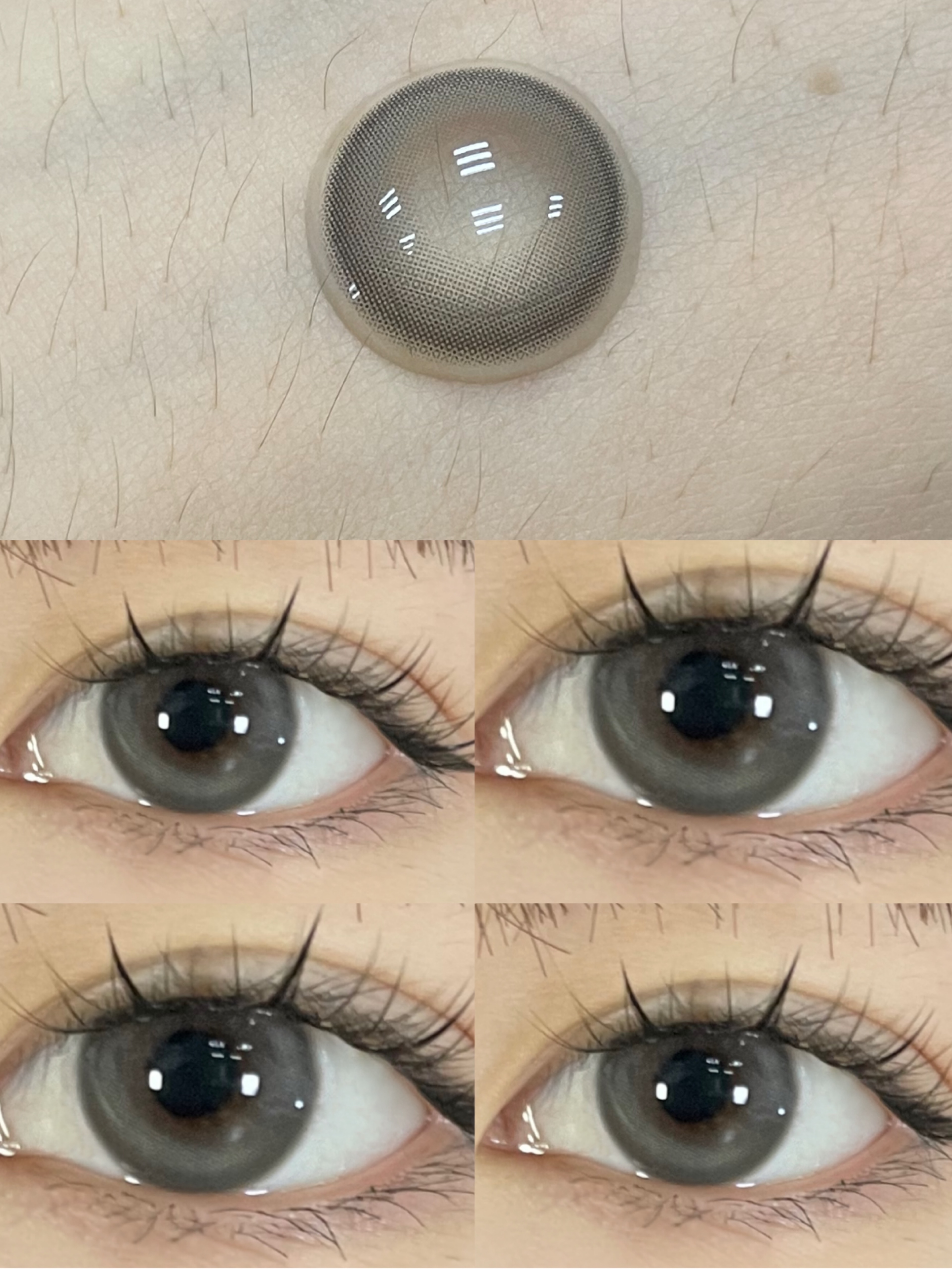 【日抛】LL26·椰子糕灰·Lillilly丨14.2mm（日抛/一盒10片装）