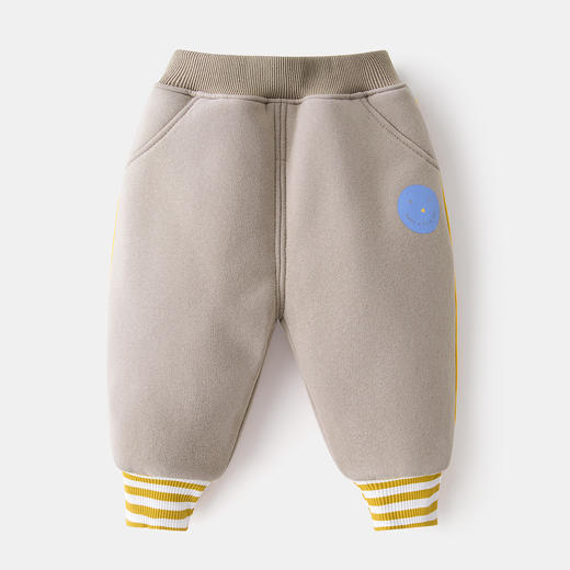 【柔软舒适 御寒保暖】宝宝冬款A类夹棉裤子儿童冬季加厚长裤男童秋冬外出保暖长裤潮 商品图5