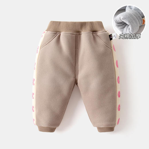 【柔软舒适 御寒保暖】宝宝冬款A类夹棉裤子儿童冬季加厚长裤男童秋冬外出保暖长裤潮 商品图11