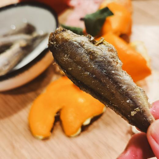 [屁侠推荐]鲜香酥脆 开袋即食 舟山香酥小黄鱼/香酥带鱼 饥饿F姐 80g/袋 商品图0