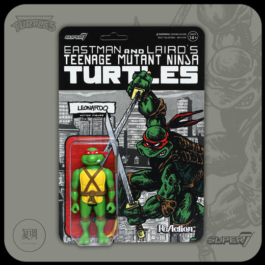 现货 Super7 忍者神龟 1984原版漫画形象 挂卡 商品图4