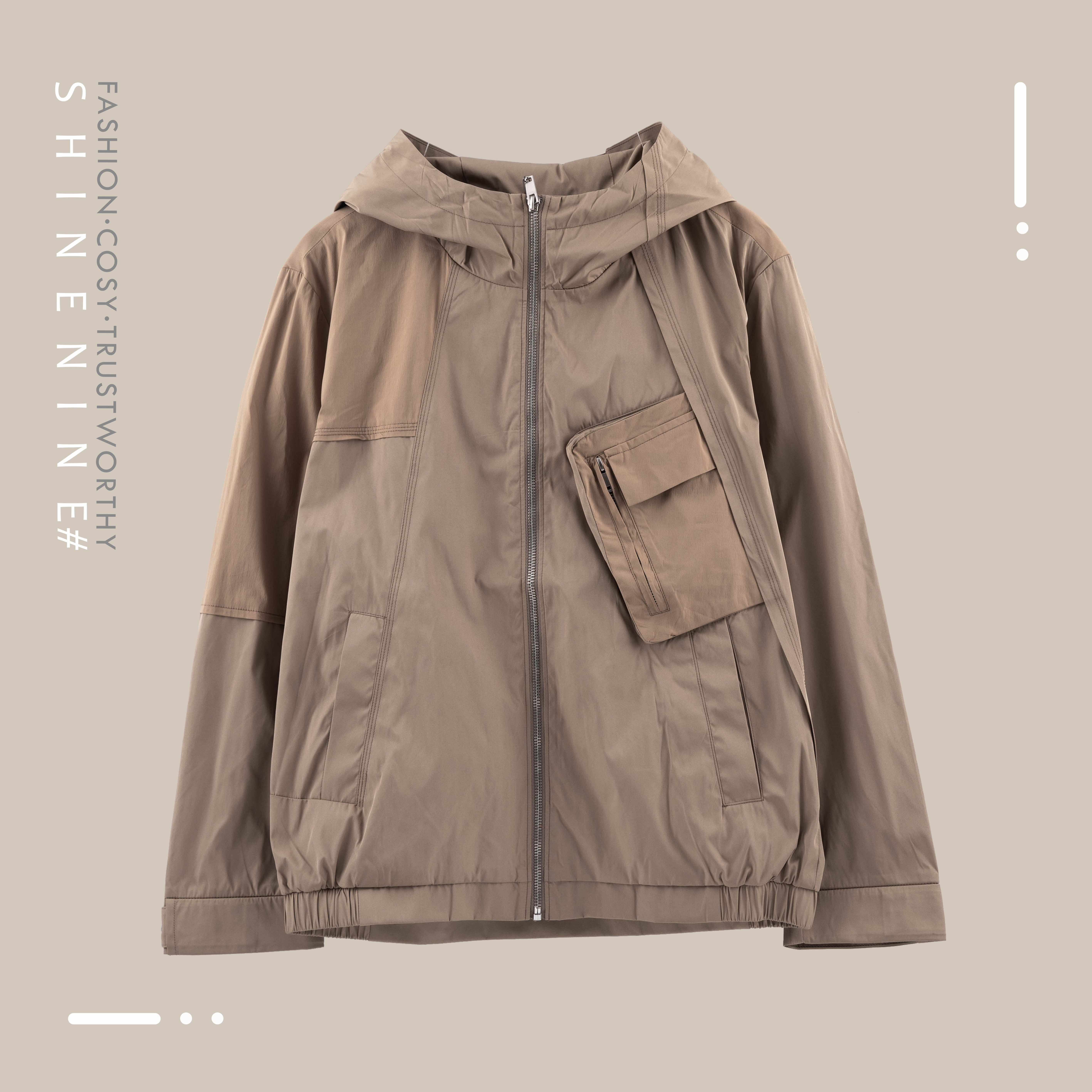 955472283休闲帽衫夹克