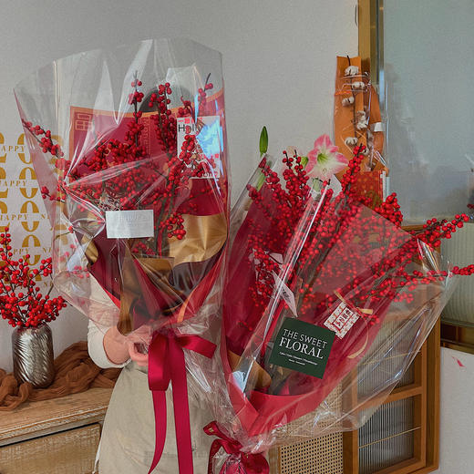 红火虎年  旺运冬青 · 花束 （新年版随机包装） 商品图0