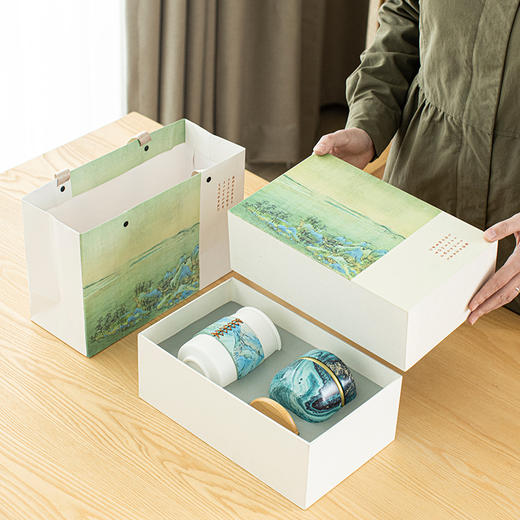 千里江山国风办公杯套装 商品图1