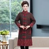 BKX-5202 冬装民族风盘扣棉衣加棉加厚老年女装外套大码中长款立领棉服 商品缩略图5