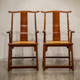 红木四出头官帽椅（一对）