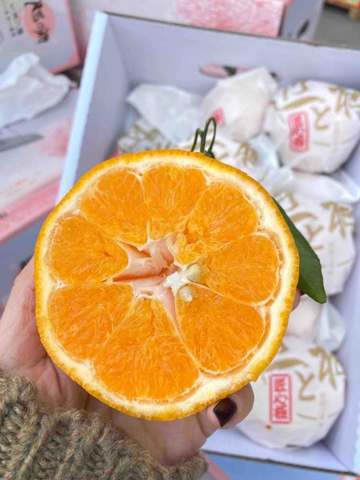 周三取货：【匠心级礼盒春见】一盒毛重8斤左右，果肉饱满，好吃不上火！ 超甜！超嫩！甜蜜多汁！ 商品图2