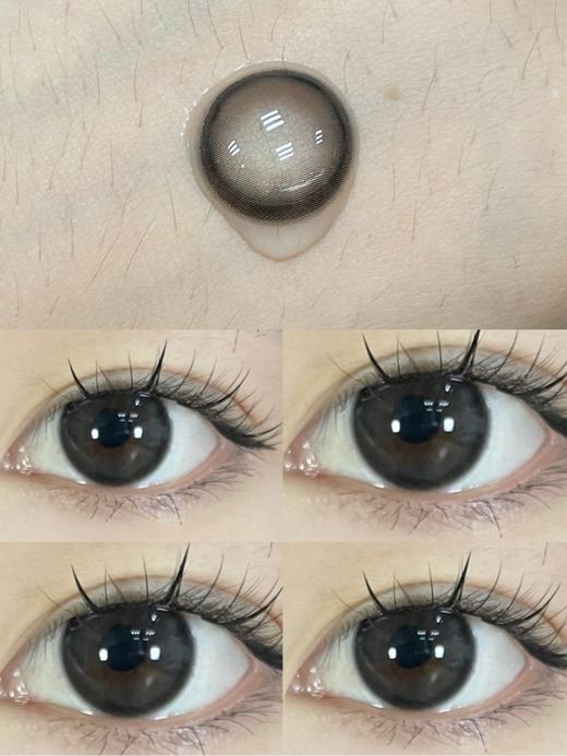 【日抛】LL28·肉肉黑·Lillilly丨14.2mm（日抛/一盒10片装） 商品图0