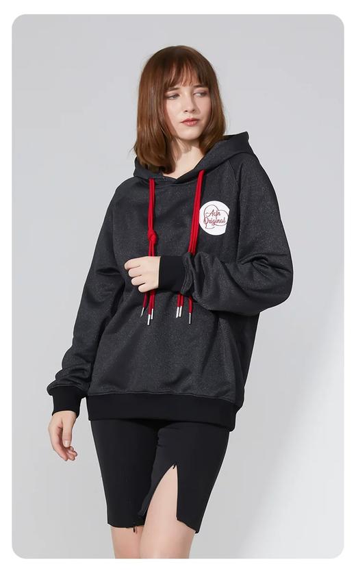 贺岁虎长款兜帽卫衣 男女同款 商品图3