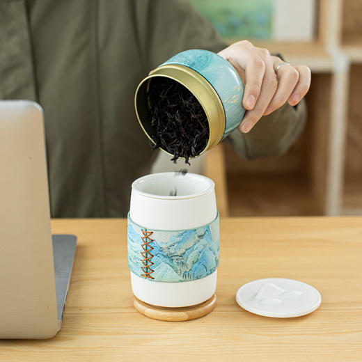 千里江山国风办公杯套装 商品图3