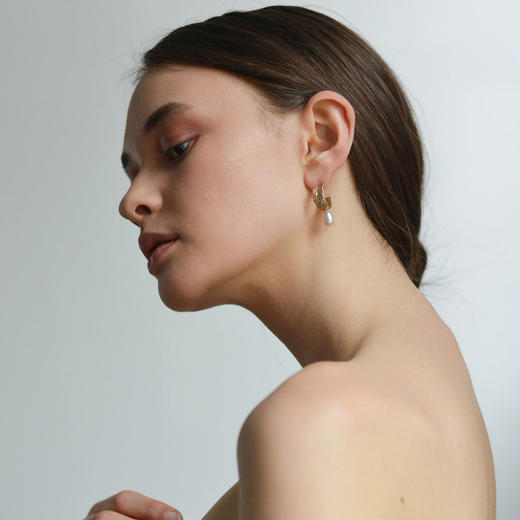 订购10周到｜STVDIO-Marina-编织 珍珠 耳环［美国设计师］ 商品图4