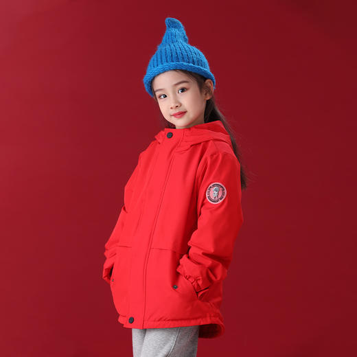 【反季特卖】龙之涵加绒系列  加绒防风衣/卫衣/卫裤/夹棉防风衣合集  时尚 新颖 商品图3