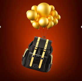 新秀丽男士双肩包 中性撞色潮流时尚抽绳可容纳15英寸电脑背包 NP0