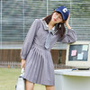 ZIHAN紫涵海军领百褶连衣裙女2022年春季新款学院风撞色文艺裙子中长款2Z01BS270 商品缩略图1