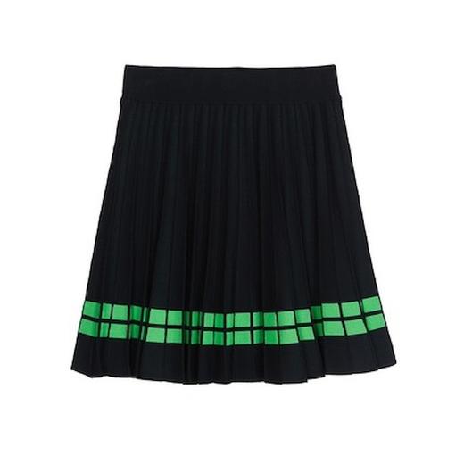 MIIDII谜底2022春新款俏皮百褶裙针织裙学院风毛线裙221MZ0313 商品图4