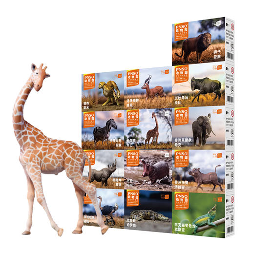 PNSO非洲动物明星小模型13件动物园成长陪伴儿童益智玩具001~013 商品图4