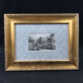 1840年代艺术杰作钢版画复古装裱 17款可选 带装裱（39*30cm）A系列
