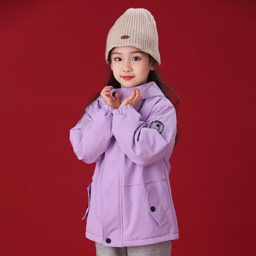 【反季特卖】龙之涵加绒系列  加绒防风衣/卫衣/卫裤/夹棉防风衣合集  时尚 新颖 商品图1