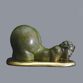 宇达青铜摆件 李森作品《秘密花园》艺术装饰摆件  长48cm