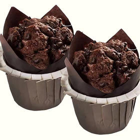 现烤巧克力玛芬蛋糕