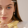 ZEGL复古玉石耳环女小众设计感高级气质耳钉耳扣秋冬过新年耳饰品 商品缩略图4