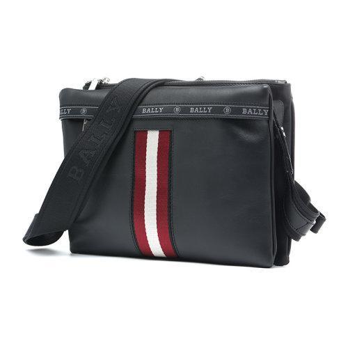 BALLY/巴利21新品标志性条纹牛皮革男士单肩斜挎包HARVE 商品图1