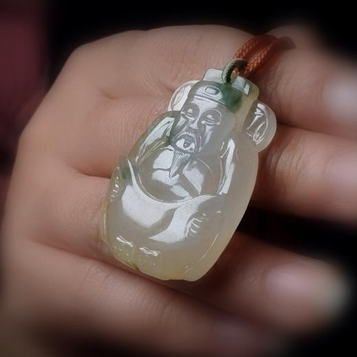 翡翠挂件（黄翡财神） 商品图9