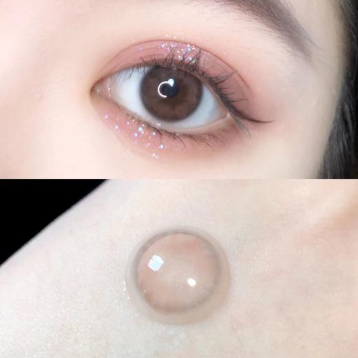 【日抛】Olivia·樱花粉棕·Bebebest丨14.2mm（日抛/一盒10片装） 商品图0