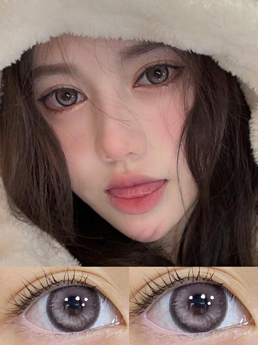 focus moon 赛博朋克紫 年抛 2片 14.5mm 着色13.9mm 基弧8.6 含水38% 韩国进口 商品图1