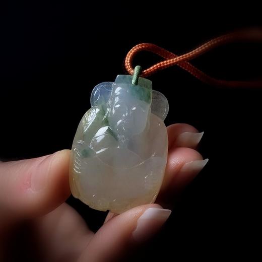 翡翠挂件（黄翡财神） 商品图7