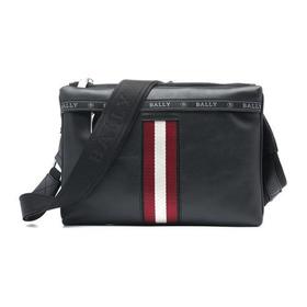 BALLY/巴利21新品标志性条纹牛皮革男士单肩斜挎包HARVE