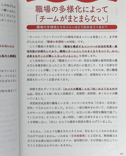 【中商原版】反馈管理 麻省理工学院广受欢迎的管理课 日文原版 サーベイフィードバック入門 商品图6