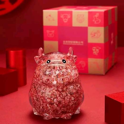 【预定】2021"钞级牛"生肖摆件，含120张百元碎钞，带原装证书 商品图0