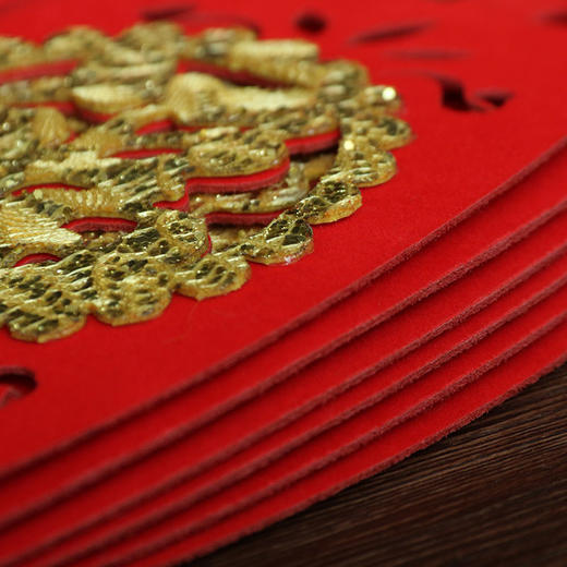 新年装饰福字灯笼春节过年布置大红灯笼宫灯家用无纺布小灯笼挂件 商品图5