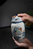 涂杏花：斗彩婴戏图状元盖罐 商品缩略图0