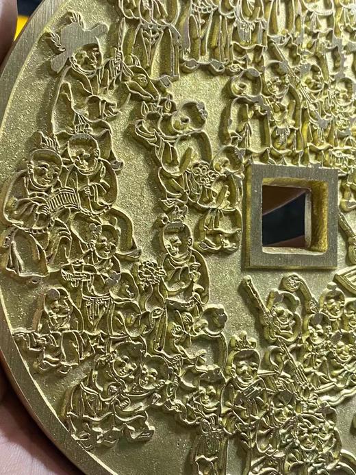 古法翻砂工艺铸造 当代工艺品花钱-百子图 GY023 商品图6